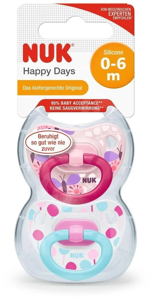 Соска NUK 0-6m Соска на бутылочку латексная 1 шт.