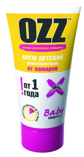 Крем репеллент детский от 1 года откомаров OZZ Крем 1 шт.