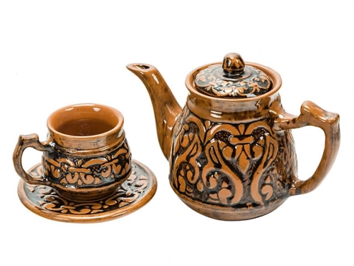Набор чайный "Риштанская керамика", Подарочный, 3 предмета 3 шт.