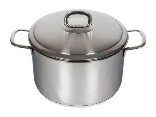 Кастрюля 6 л из нержавеющей стали с металлической крышкой, Kukmara (Safia), SF-CA6024M 1 шт.