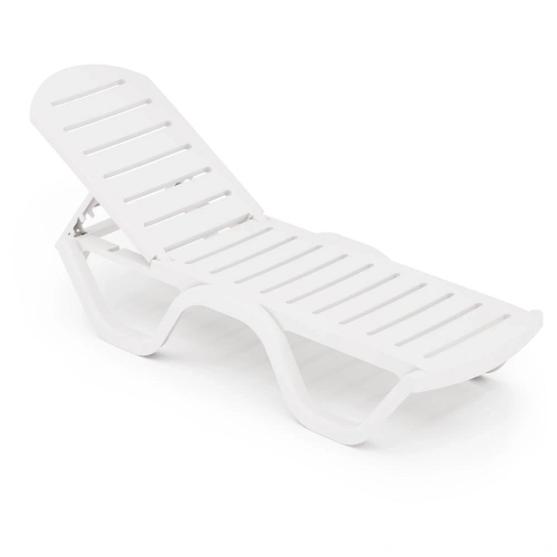 Шезлонг "Солярис" (белый), М8861 Альтернатива 1 шт.