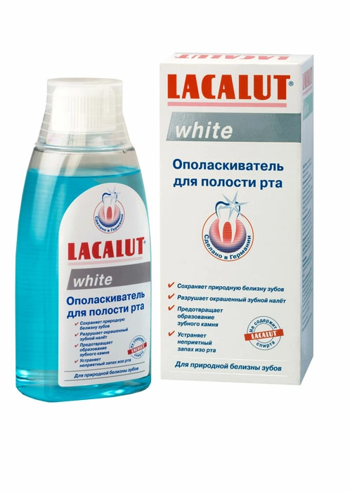 Ополаскиватель для полости рта Лакалют Lacalut White Уайт Ополаскиватель 1 шт.