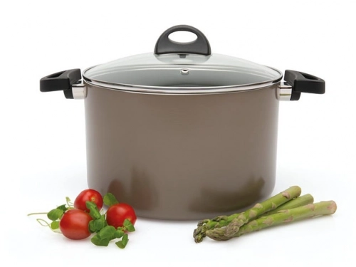 Кастрюля со стеклянной крышкой BergHOFF Eclipse, (серый) 6.6 л 1 шт.