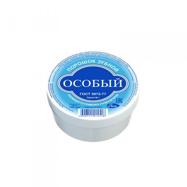 Порошок зубной Особый банка Порошок для местного применения 1 шт.