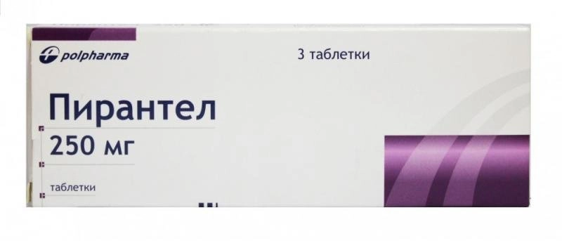 Пирантел Таблетки 250мг 3 шт.