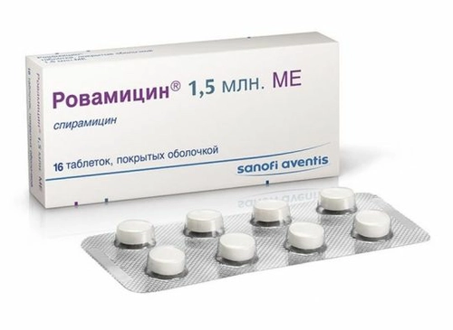 Ровамицин Таблетки 1,5 млн МЕ 16 шт.