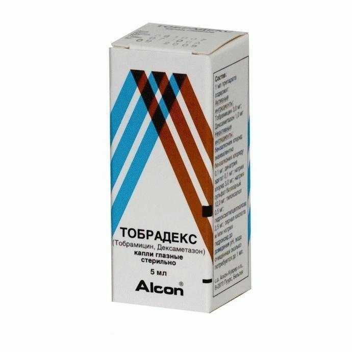 Тобрадекс Капли глазные 5мл 1 шт.