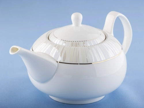 Чайный набор Moon Line: чайник 0,9 л, чайные пары 2 штуки 300 мл, Plover, фарфор 1 шт.