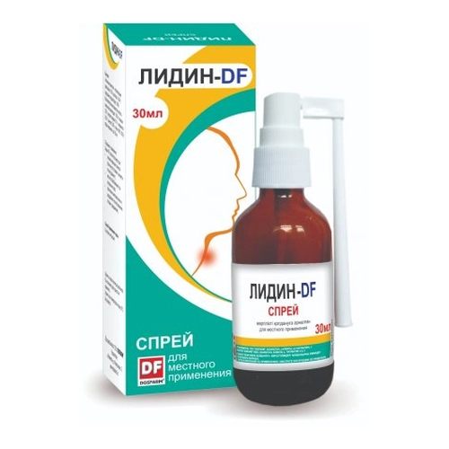 Лидин DF Спрей для местного применения 30мл 1 шт.