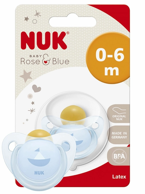 Соска Нук Nuk пустышка силиконовая Classic Baby Rose от 6 до 18 месяцев 10736327 Пустышки силиконовые 1 шт.