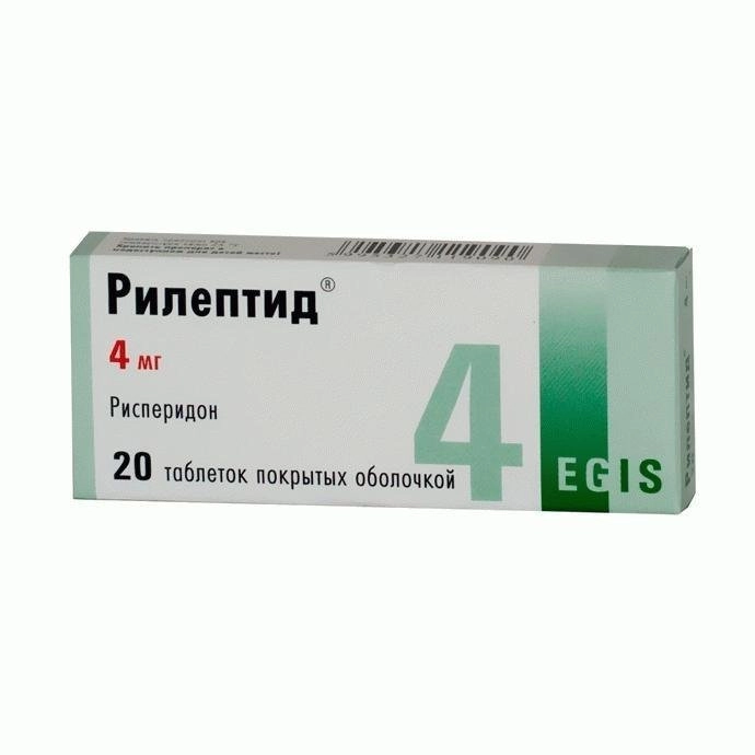Рилептид Таблетки 4мг 20 шт.