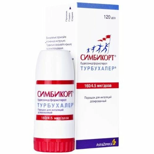 Симбикорт Рапихалер Аэрозоль дозированный 0,08/0,045мг/доза 120 доз 1 шт.