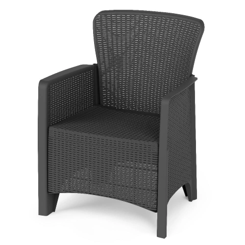 Садовое кресло "Ротанг Лайт" (графит), 62х58х85 см, Альтернатива, М9012 1 шт.