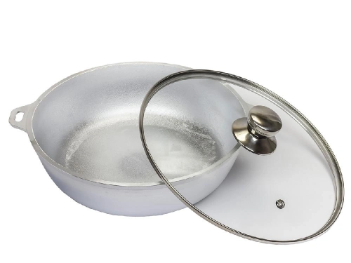 Жаровня со стеклянной крышкой, DAVR METALL 100мл 1 шт.