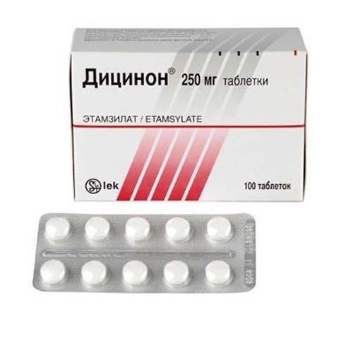 Дицинон Таблетки 250мг 10 шт.